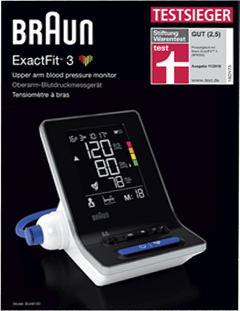 Braun Exactfit Bua6150We Bloeddrukmeter Bovenarm