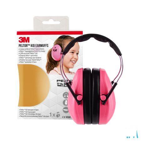 Peltor Hearing Protector Kid Neon Pink 1  -  3M