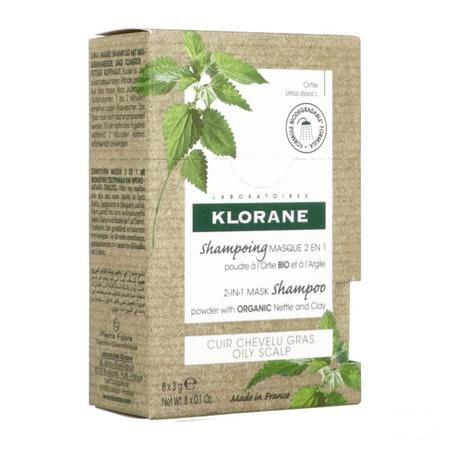 Klorane Capilaire Masker Reinigend Brandnetel 8X3G