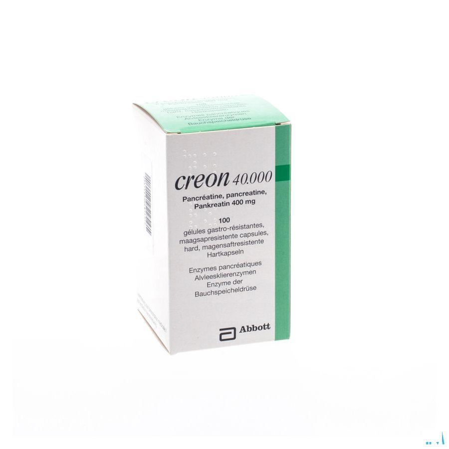 Creon 40000 Capsule Maagsapresist Hard 100 X 400 mg
