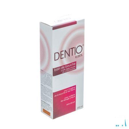 Dentio Rood 0,05% Mondspoelmiddel 250 ml  -  I.D. Phar
