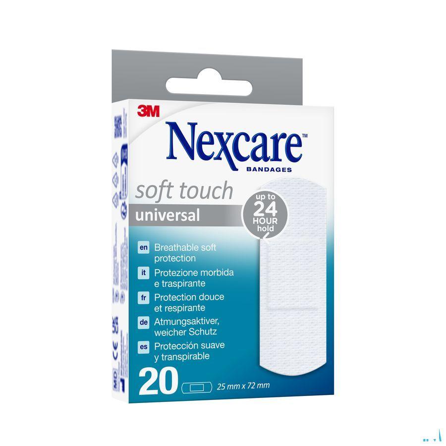 Nexcare 3M Soft Touch Universal 25Mmx72Mm Strips20  -  3M