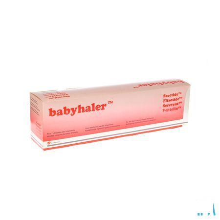 Babyhaler Inhalatiekamer + masker Baby 2 Kleppen