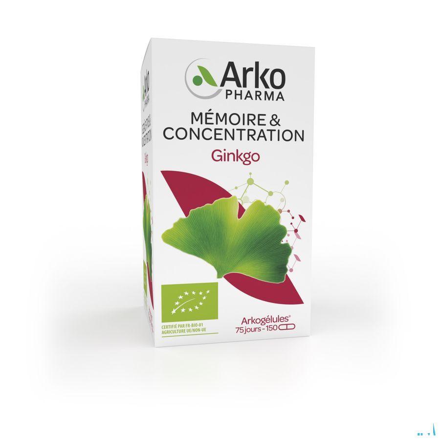 Arkogelules Ginkgo Bio Capsule 150  -  Arkopharma