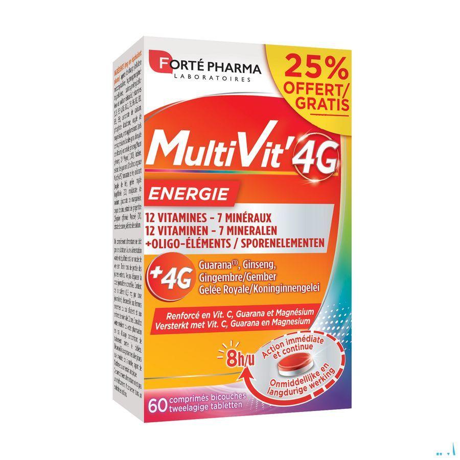 Multivit' 4G Energie Comp 60  -  Forte Pharma
