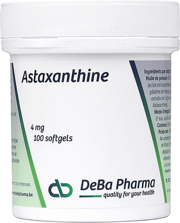 Astaxanthine 4Mg Softgels 100 Deba