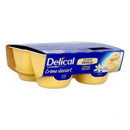 Delical Creme Dessert La Floridine Vanille 4X125 g  -  Bs Nutrition