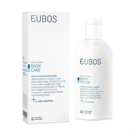 Eubos Zeep Vloeibaar Blauw N/parf 200 ml  -  I.D. Phar